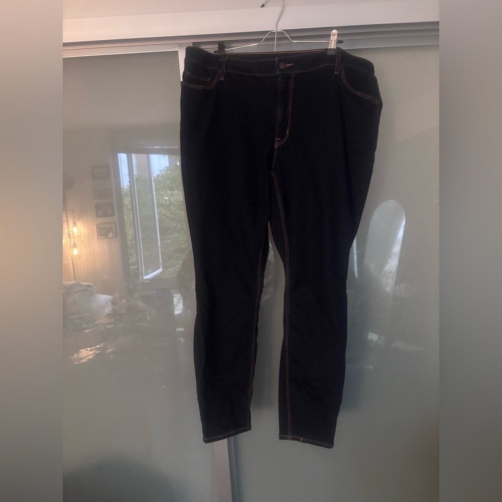 Old Navy Women’s Mid-Rise Rock Star Skinny Dark Blue Jeans, Size 22